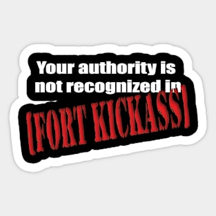 Fort Kickass Sticker